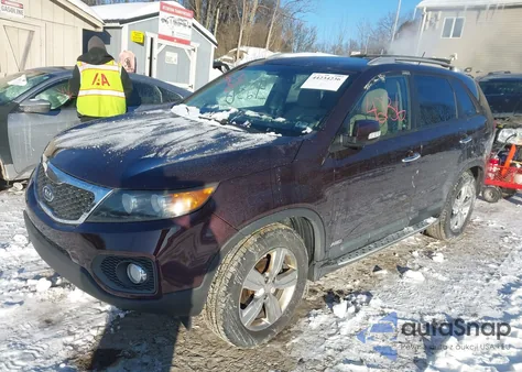 2012 Kia Sorento Ex из США, поврежденный, VIN 5XYKUDA65CG231840
